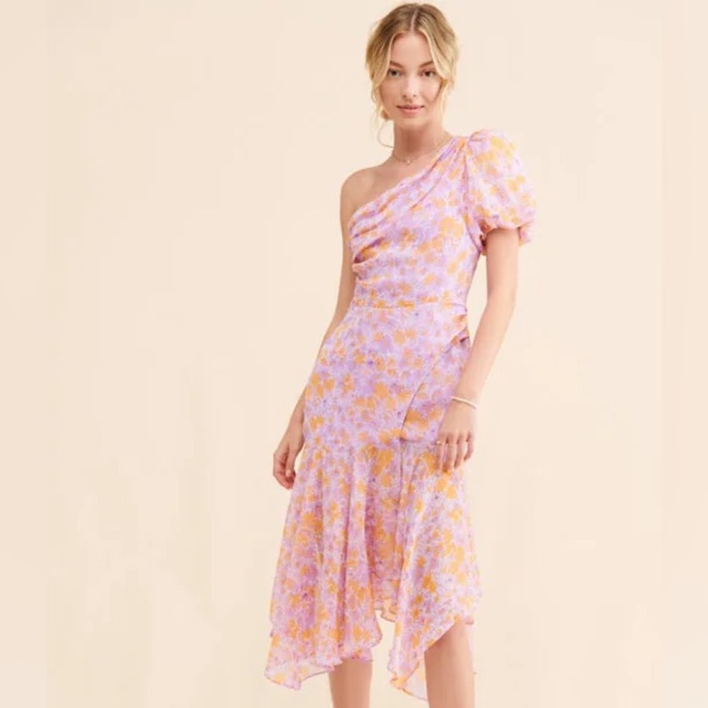 ASTR The Label Santorini Midi Dress